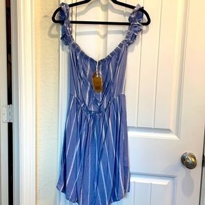 Blue and white dress -American Eagle